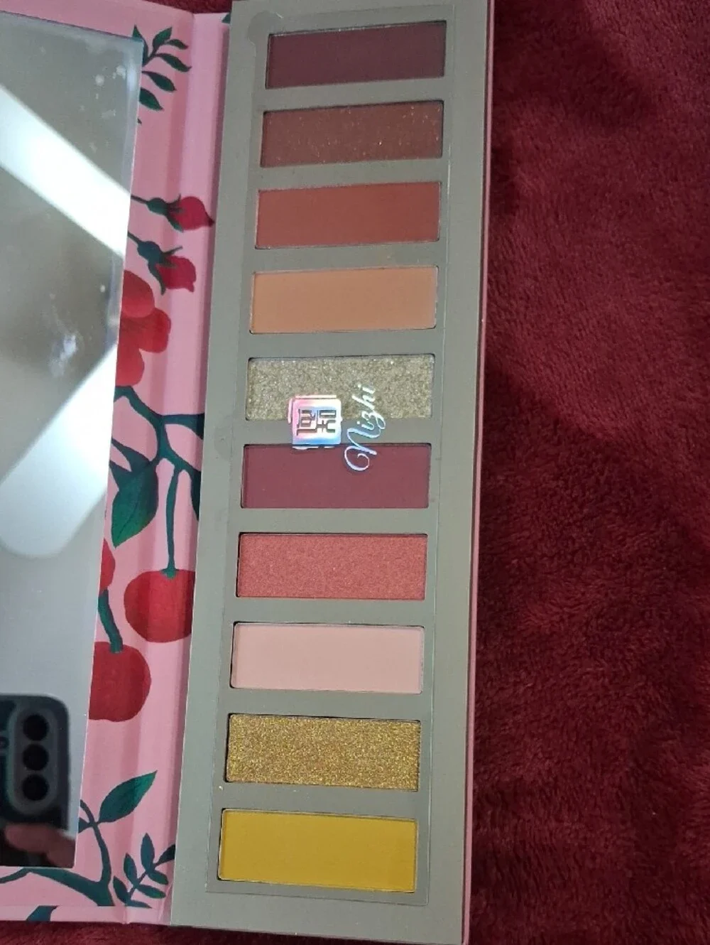 Peach Blossom Eye Shadow Palette — Pink & Gold Shades